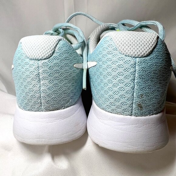 Nike Women's Tanjun Glacier Blue & White Running Shoes/Sneakers-Lace Up-Sz 6 - Picture 15 of 16